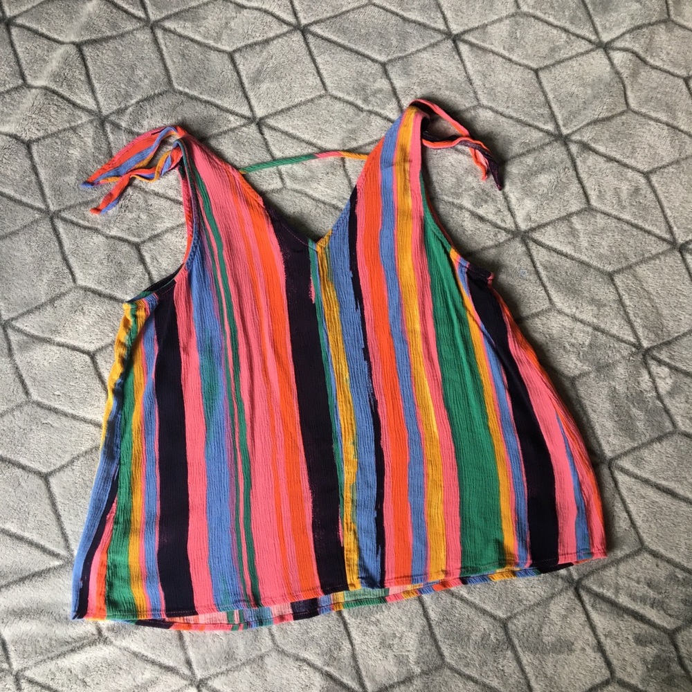 Colorful Striped Summer Top - Picture 6 of 8